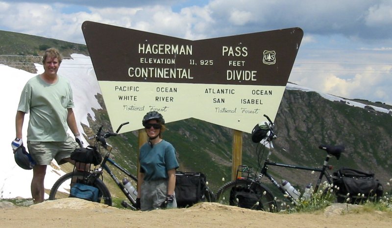 Dennis & Terry at Hagerman Pass.
